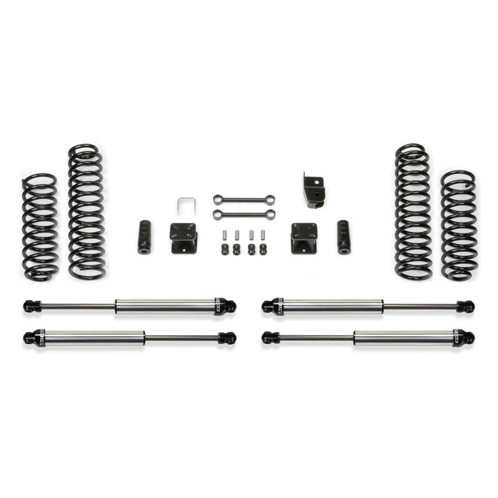 Fabtech 3" SPORT SYSTEM W/DLSS SHKS 2007-18 JEEP JK 4-DOOR