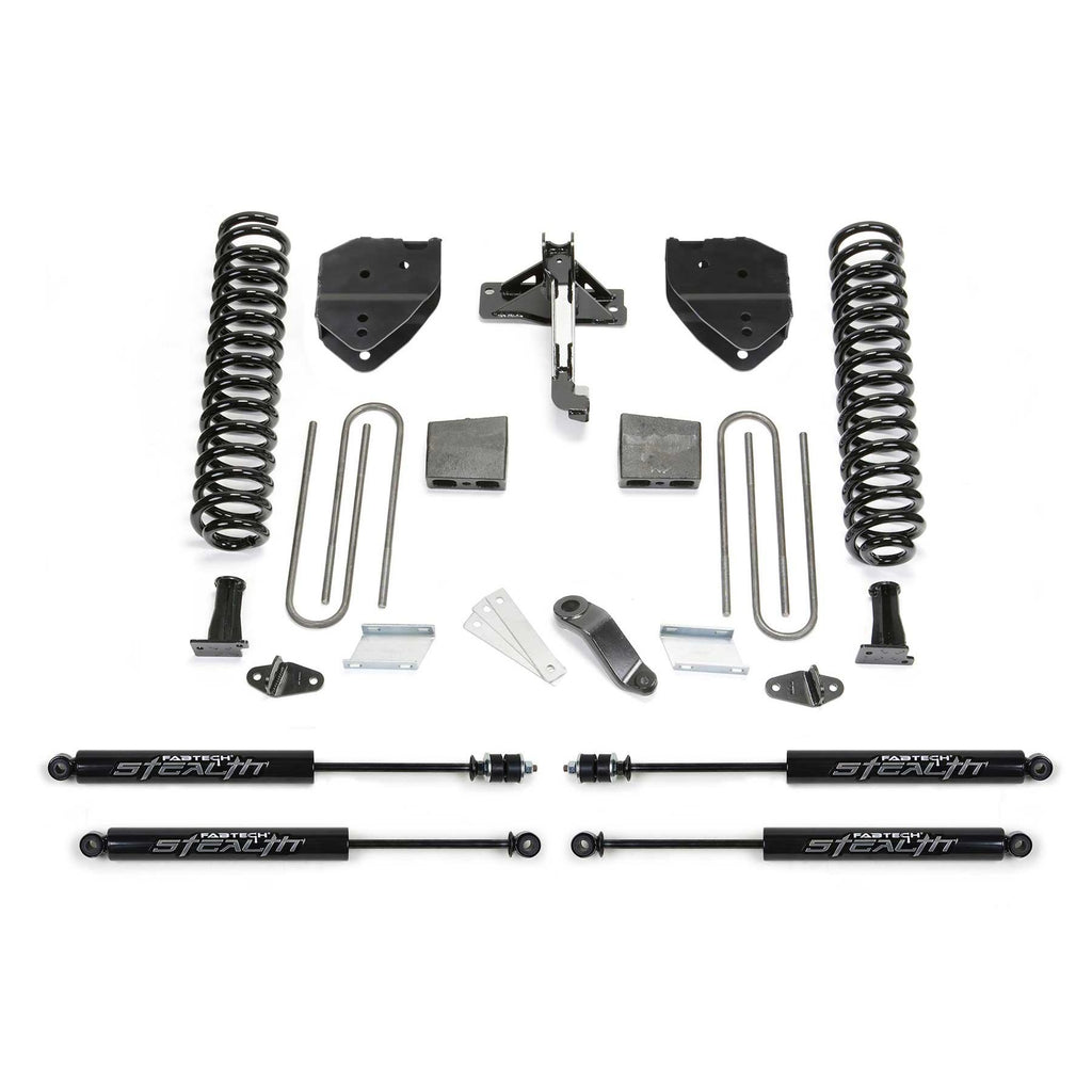 Fabtech 6" BASIC SYS W/STEALTH 17-21 FORD F250/F350 4WD GAS