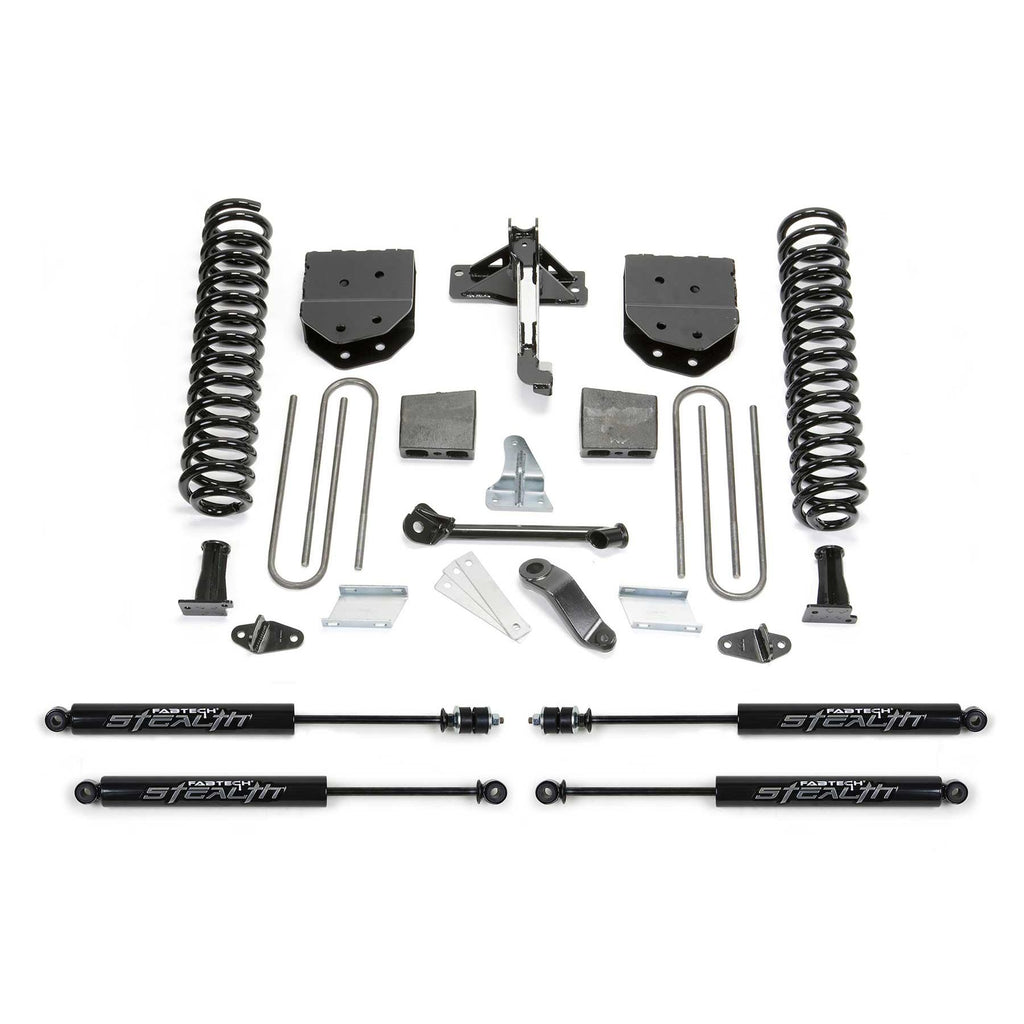 Fabtech 6" BASIC SYS W/STEALTH 2011-13 FORD F450/550 4WD 10 LUG