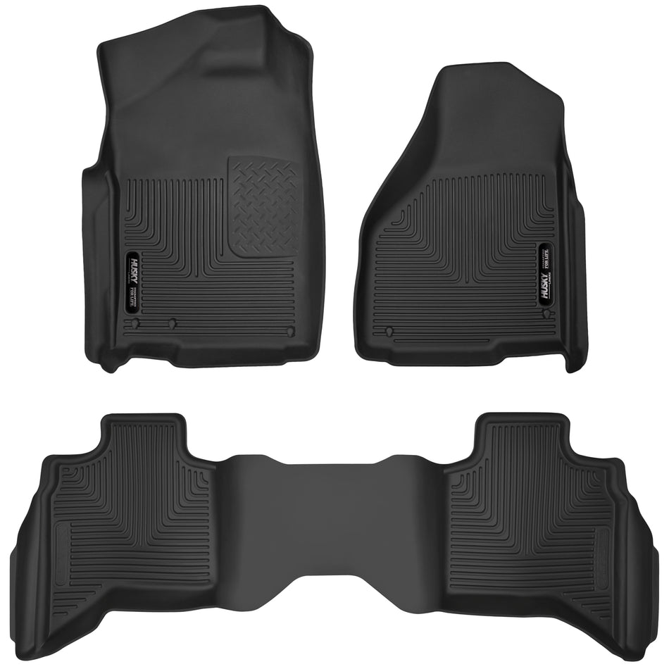 Husky X-act Front & 2nd Seat Floor Liners 53628