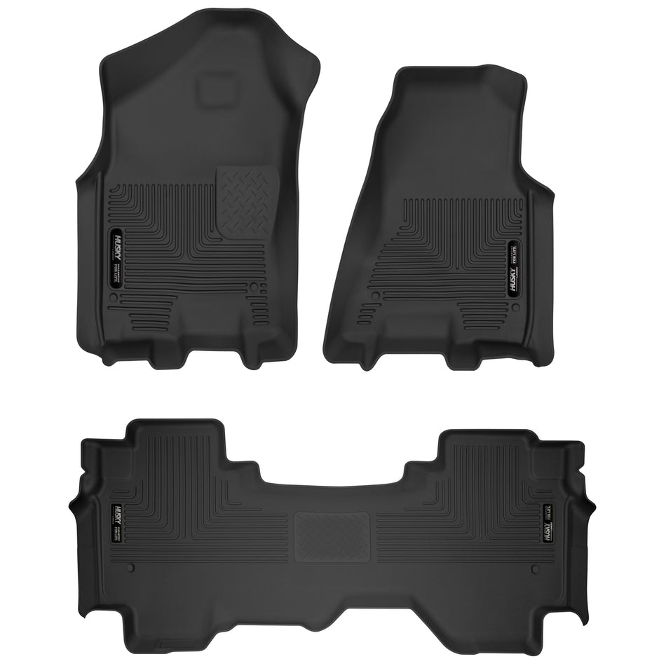 Husky X-act Front & 2nd Seat Floor Liners 53698