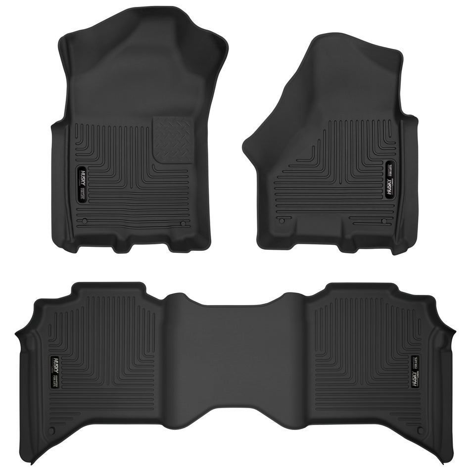 Husky X-act Front & 2nd Seat Floor Liners 53638