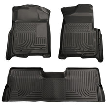 Load image into Gallery viewer, Husky Weatherbeater Front &amp; 2nd Seat Floor Liners (Footwell Coverage) 98381