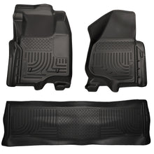 Load image into Gallery viewer, Husky Weatherbeater Front &amp; 2nd Seat Floor Liners (Footwell Coverage) 98711