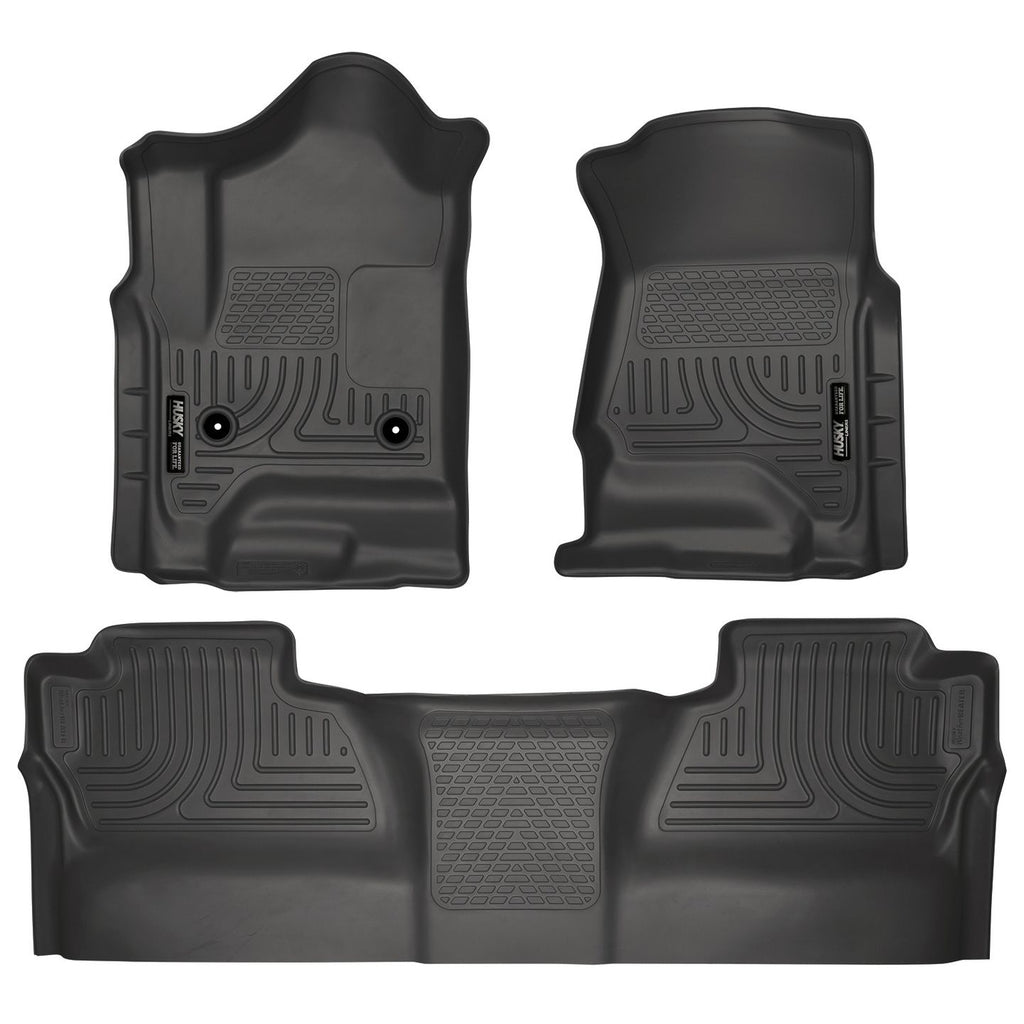 Husky Weatherbeater Front & 2nd Seat Floor Liners (Footwell Coverage) 98231