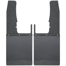 Load image into Gallery viewer, Kick Back Mud Flaps Front 12&quot; Wide - Black Top and Black Weight