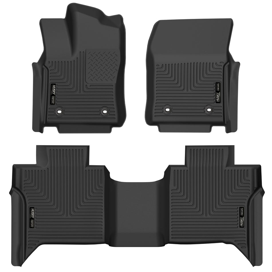 Husky X-act Front & 2nd Seat Floor Liners 53938