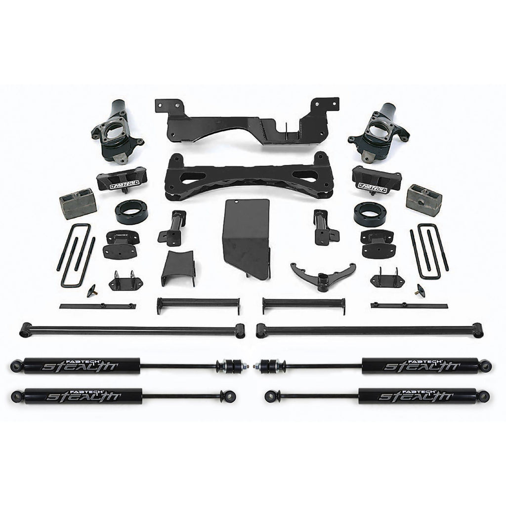 Fabtech 6" PERF SYS W/STEALTH 01-10 GM C/K2500HD C/K3500 NON DUALLY