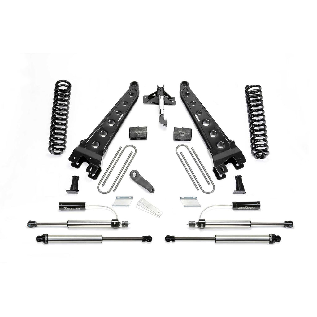 Fabtech 6" RAD ARM SYS W/COILS & 2.25 DL RESI FRT AND DL RR SHKS 17-21 FORD F250/350 4WD