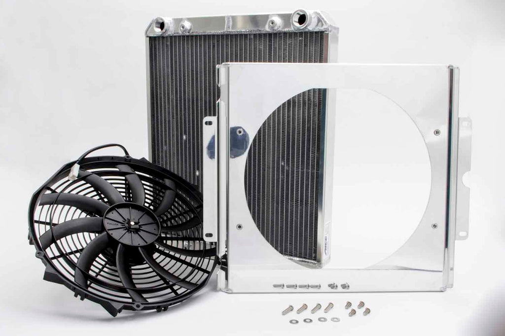 Dragster Radiator w/ Fan and Shroud