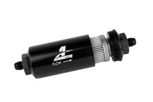 Load image into Gallery viewer, 6an Inline Fuel Filter 40 Micron 2in OD Black