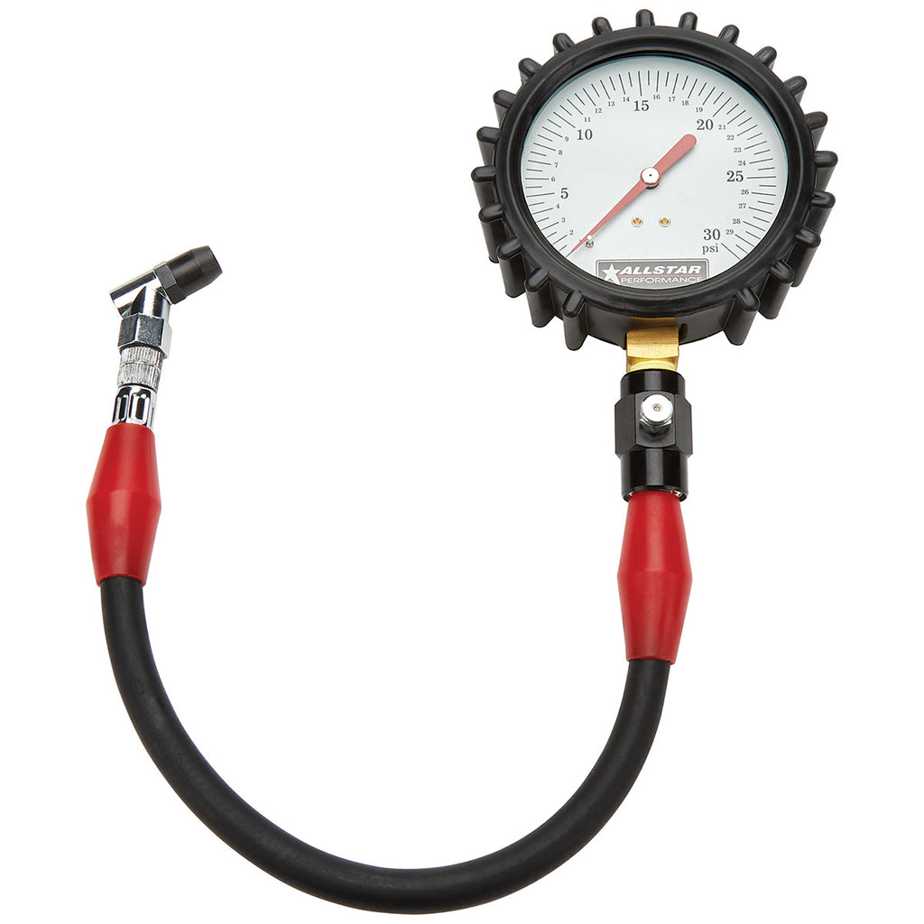 Tire Pressure Gauge 0-30 PSI 4in Glow