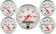 Load image into Gallery viewer, Arctic White Gauge Kit W/Red Pointer