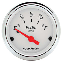 Load image into Gallery viewer, 2-1/16in A/W Fuel Level Gauge - GM 0-90 Ohms