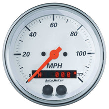 Load image into Gallery viewer, 3-3/8 Speedometer 120MPH GPS Arctic White Series