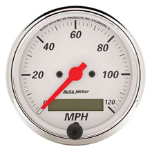 Load image into Gallery viewer, Arctic White 3-1/8in 120 MPH Speedometer