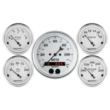 Load image into Gallery viewer, Old Tyme White Gauge Kit w/GPS Speedo