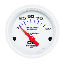 Load image into Gallery viewer, 2-1/16 Oil Pressure Gauge 0-100 PSI