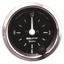 Load image into Gallery viewer, 2-1/16 12-Volt Electric Clock - Black