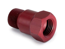 Load image into Gallery viewer, 3/8in Npt Aluminum Temp. Adapter Fitting - Red