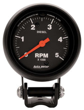 Load image into Gallery viewer, 5000 Rpm Diesel Tach