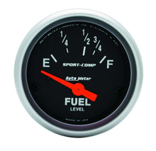 Load image into Gallery viewer, 2-1/16in Sport Comp. Fuel Level Gauge