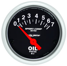 Load image into Gallery viewer, 2-1/16 Mini S/C Oil Pressure Gauge - Metric