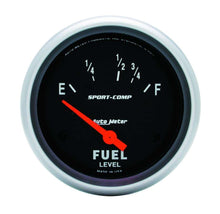 Load image into Gallery viewer, 2-5/8in Sport Comp. Fuel Level Gauge