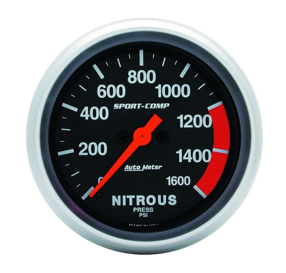 2-5/8in S/C Nitrous Press. Gauge 0-1600psi