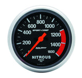 2-5/8in S/C Nitrous Press. Gauge 0-1600psi