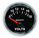 2-1/16 GS Voltmeter Gauge - 8-18