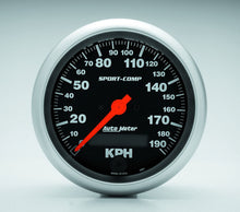 Load image into Gallery viewer, 3-3/8 S/C 190KPH Speedo - Electric