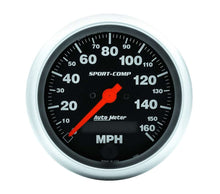 Load image into Gallery viewer, 3-3/8in S/C Electric Speedo - 160MPH