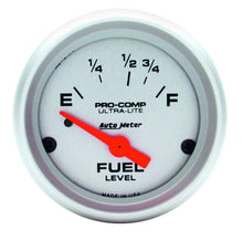 Load image into Gallery viewer, 2-1/16in Ultra-Lite Fuel Level Gauge