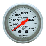 2-1/16in U/L Water Temp Gauge 120-240