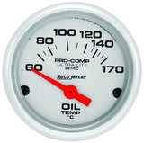 2-1/16 U/L Oil Temp Gauge - 60-170C