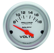 Load image into Gallery viewer, 2-1/16 Mini Ultralite VOLTMETER