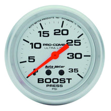 Load image into Gallery viewer, 2-5/8in Ultra-Lite 0-35 Boost Gauge