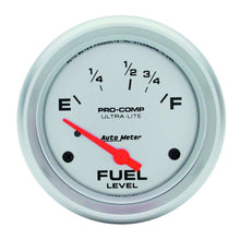 Load image into Gallery viewer, 2-5/8in Ultra-Lite Fuel Level Gauge