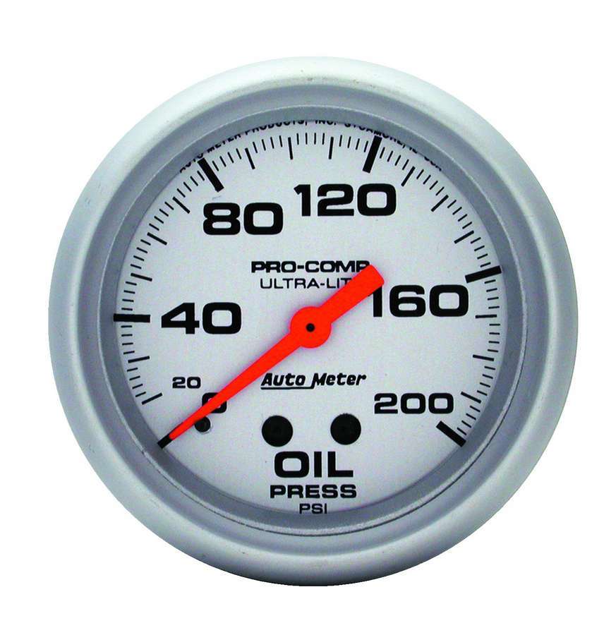 2-5/8in Mech Oil Pressure 0-200 Psi