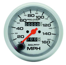 Load image into Gallery viewer, 3-3/8in Ultra-Lite 160mph Speedometer