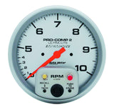 5in Dual Range Tach W/Mem.