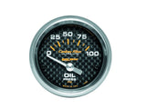 C/F 2-1/16in Oil Pressure Gauge 0-100PSI