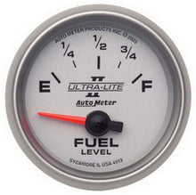 Load image into Gallery viewer, 2-1/16in U/L II Fuel Level Gauge 0-90ohms