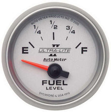 Load image into Gallery viewer, 2-1/16in U/L II Fuel Level Gauge 240-33ohms