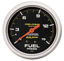 Load image into Gallery viewer, 0-15 Fuel Pressure Gauge