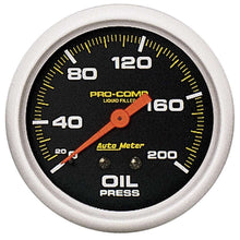 Load image into Gallery viewer, 0-200 Oil Pressure Gauge