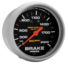 Load image into Gallery viewer, 0-2000 Brake Pressure