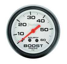 Load image into Gallery viewer, 2-1/16 Phantom Boost Gauge - 0-60psi