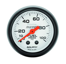 Load image into Gallery viewer, 2-1/16in Phantom Fuel Pressure Gauge 0-100 PSI